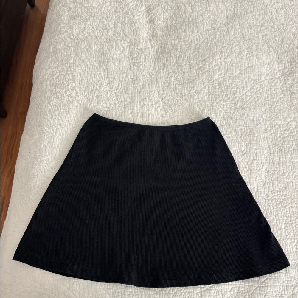 Princess Polly Elegant Black A-Line Skirt